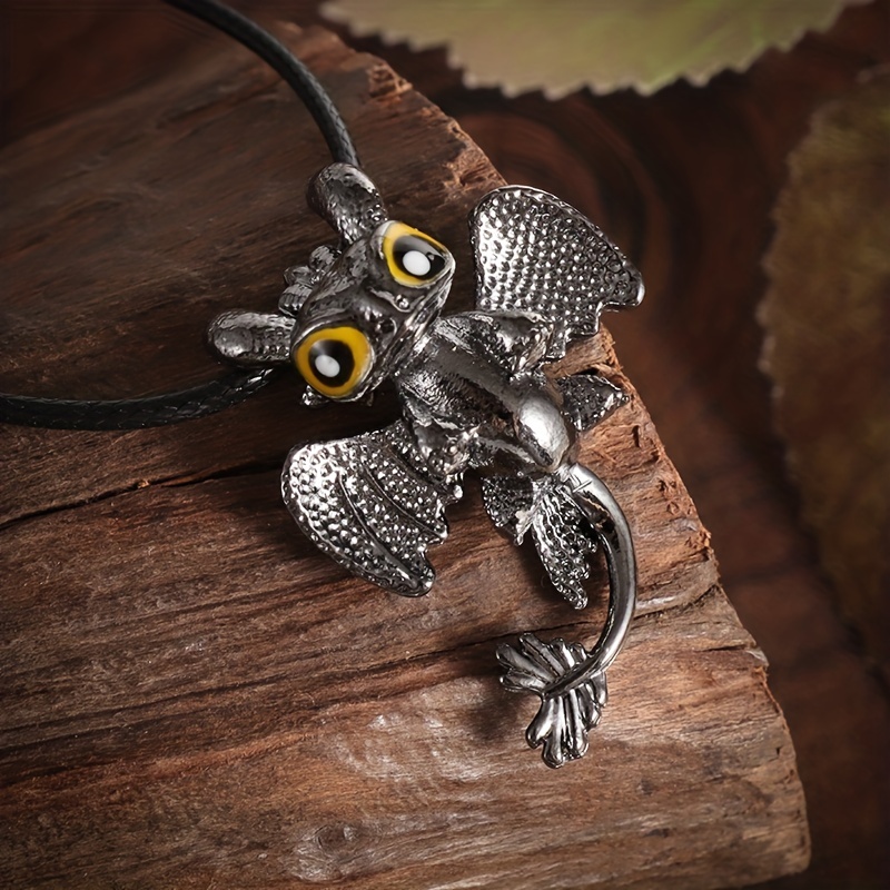 Customized Knight Toothless Dragon Pendant Necklace