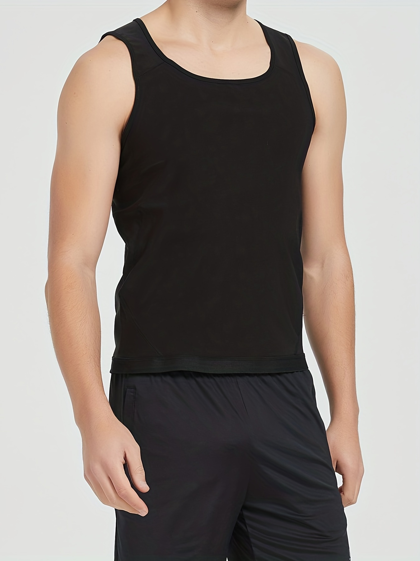 Camisa de sauna para hombre, traje de sauna de manga corta para hombres,  chaleco de sauna para hombre, chaleco de sauna para gimnasio, ejercicio