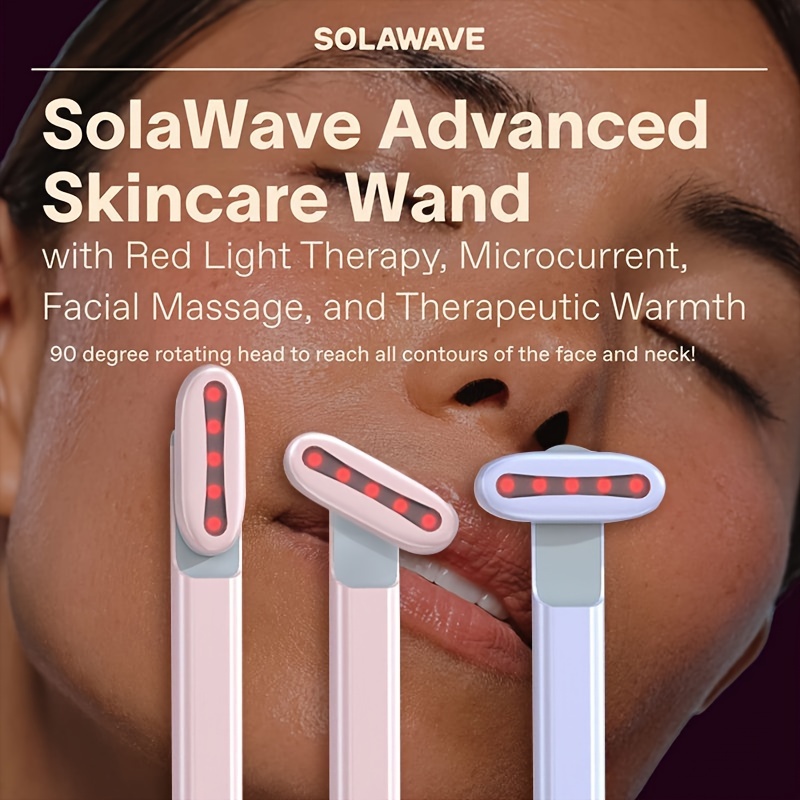 Trophy Skin BrightenMD 4-In-1 Portable Microcurrent Facial Device with Red  Light Therapy