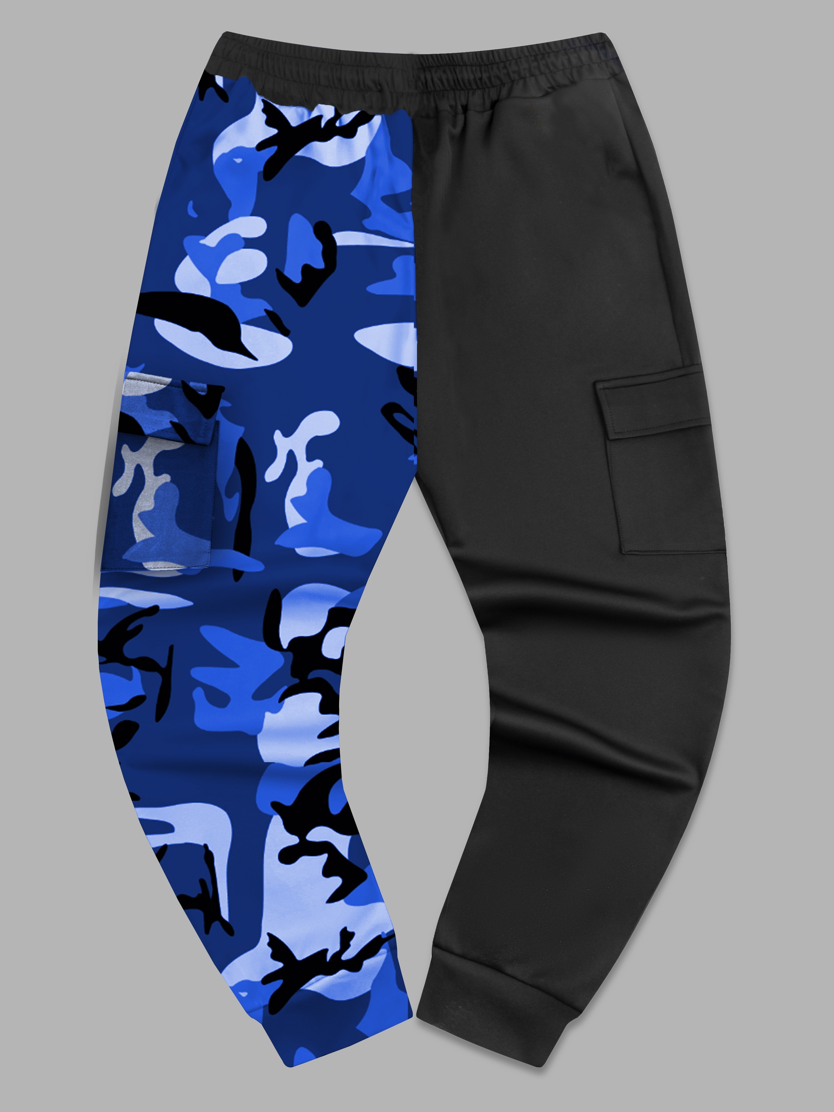 Color Block Joggers Track Pants Men's Casual Stretch Waist - Temu