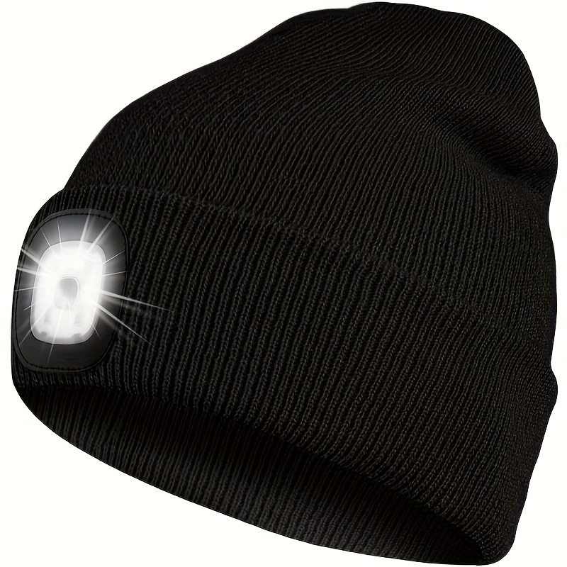 1pc Cuffia Led Luce Cappello Invernale A Maglia Luce - Temu Italy