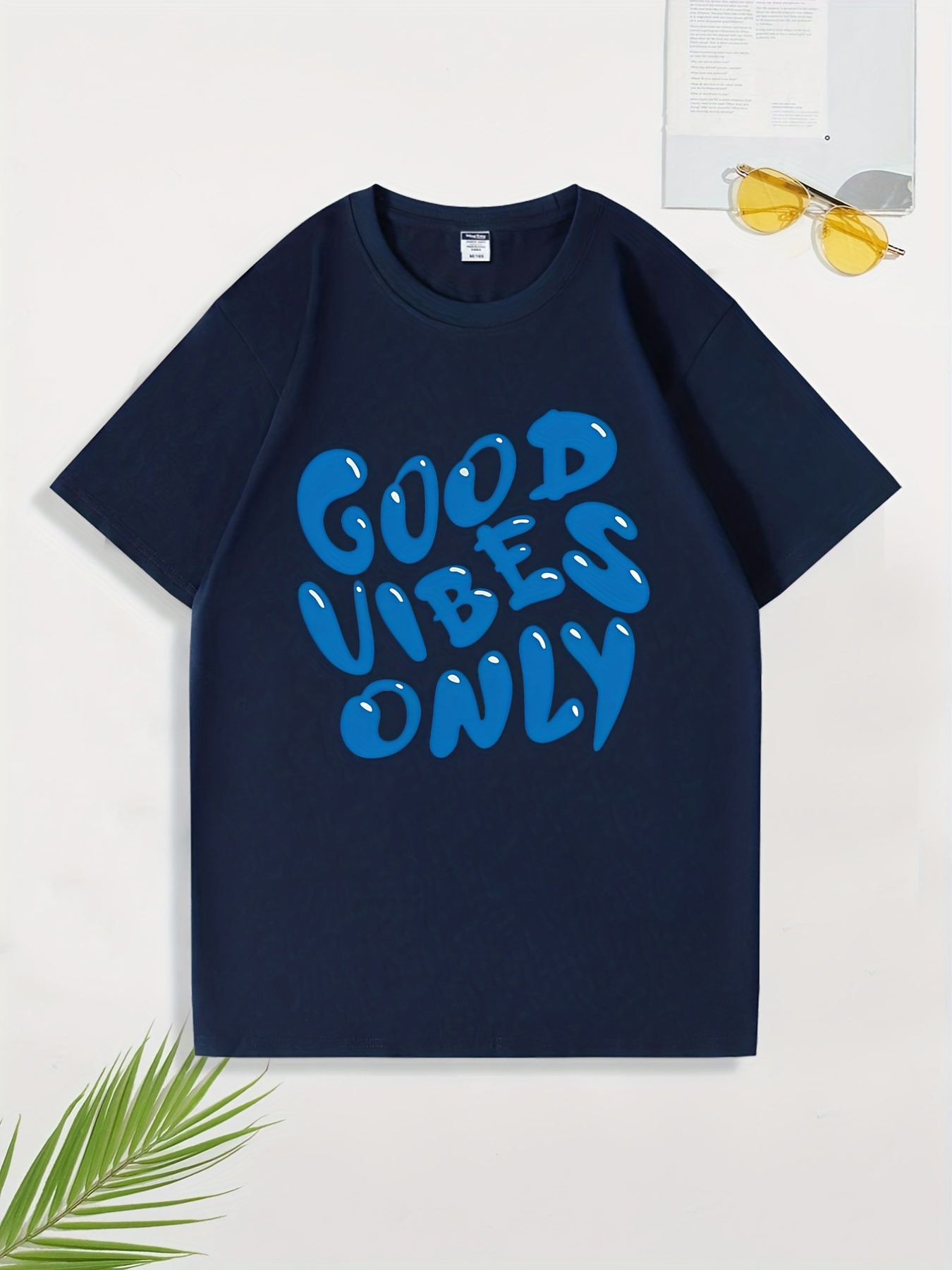 Good Vibes Only Navy T-Shirt