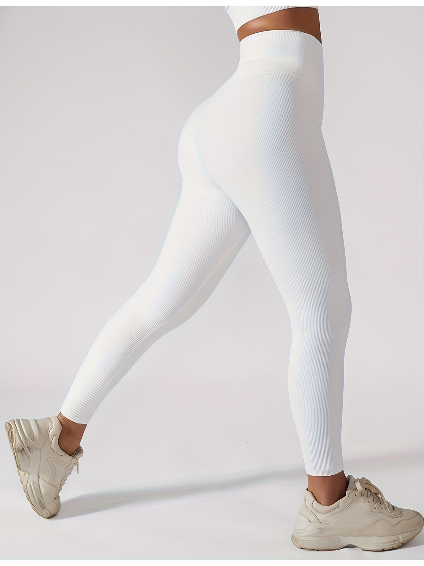 carbon38 White Athletic Leggings for Women