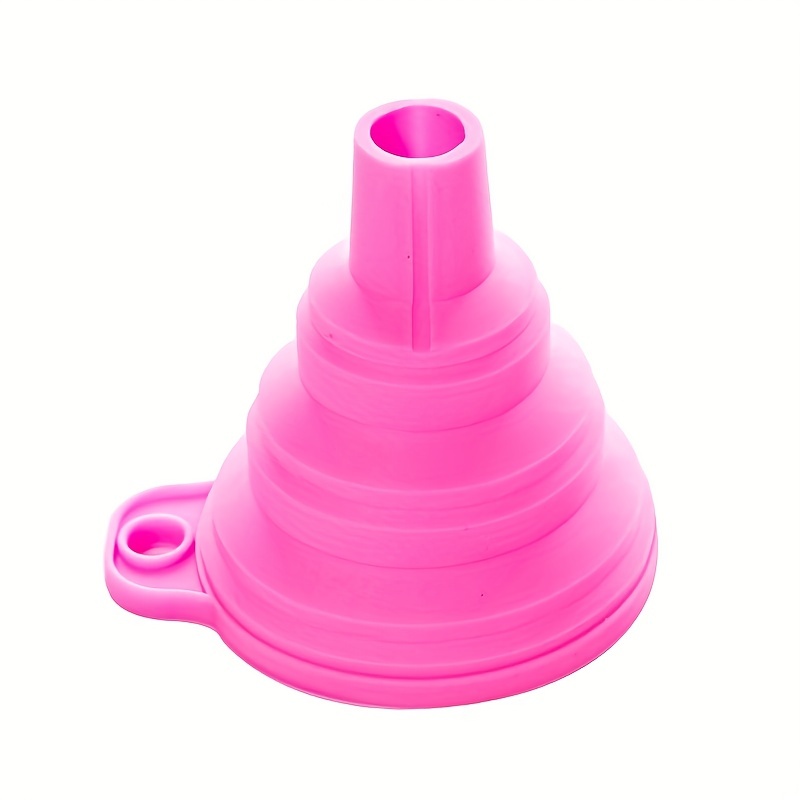 1pc 3pcs Portable Silicone Funnels For Kitchen And Wine Laboratory