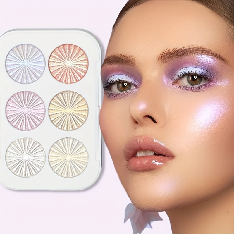  8 Color Face Cheek Highlighter Makeup Palette Shimmer Glitter  Iridescent Multichrome Holographic Eyeshadow Palette Purple Rainbow Glitter  Highlighter Makeup Highlight and Contour Palette Eye Makeup : Beauty &  Personal Care
