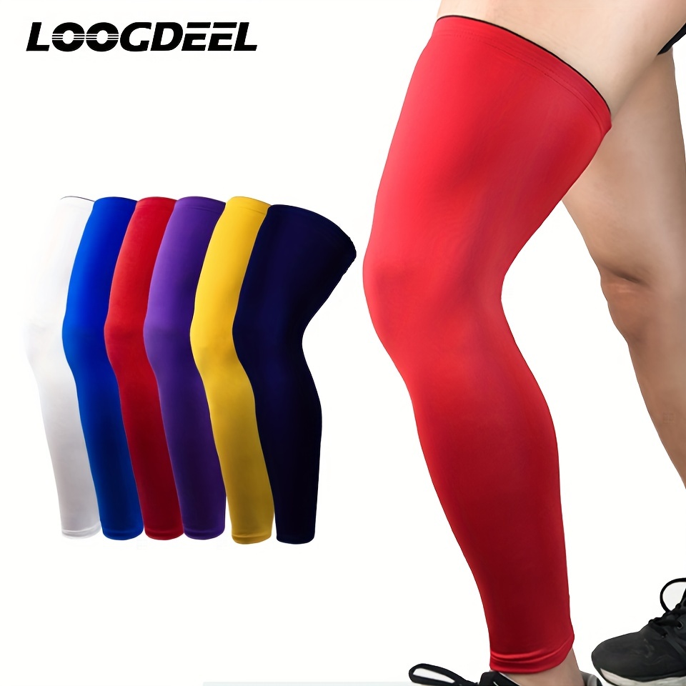Compression Leg Sleeve Full Length Leg Sleeves Sports Cycling Leg