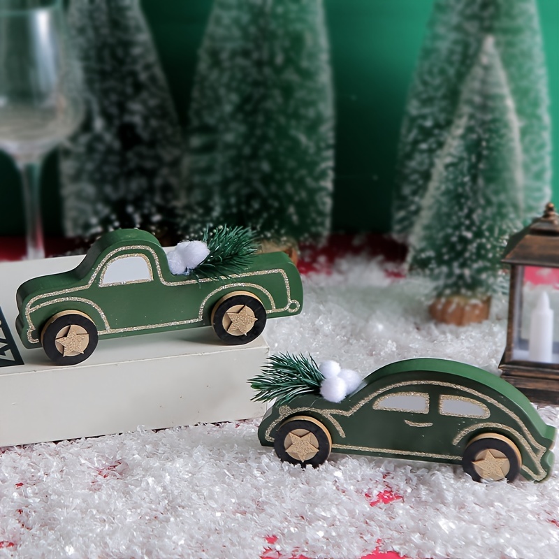 1 Stück Vintage Merry Christmas Trees Funny Truck Retro - Temu Austria