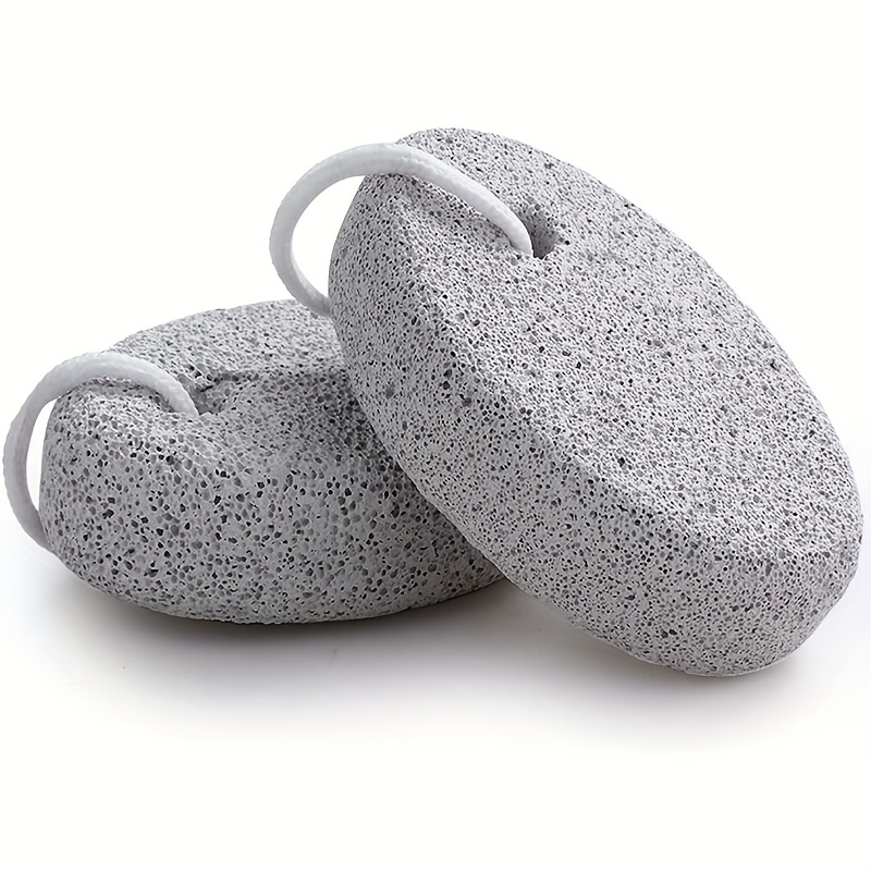 2PCS Natural Pumice Stone, Asqraqo Lava Pedicure Tools Hard Skin Callus  Remover For Feet And Hands - Foot File Exfoliation To Remove Dead Skin, And