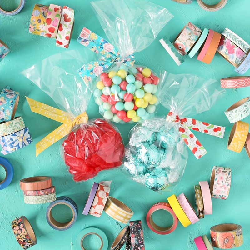 40pcs Random Pattern Washi Tape Set for Scrapbooking & Crafting