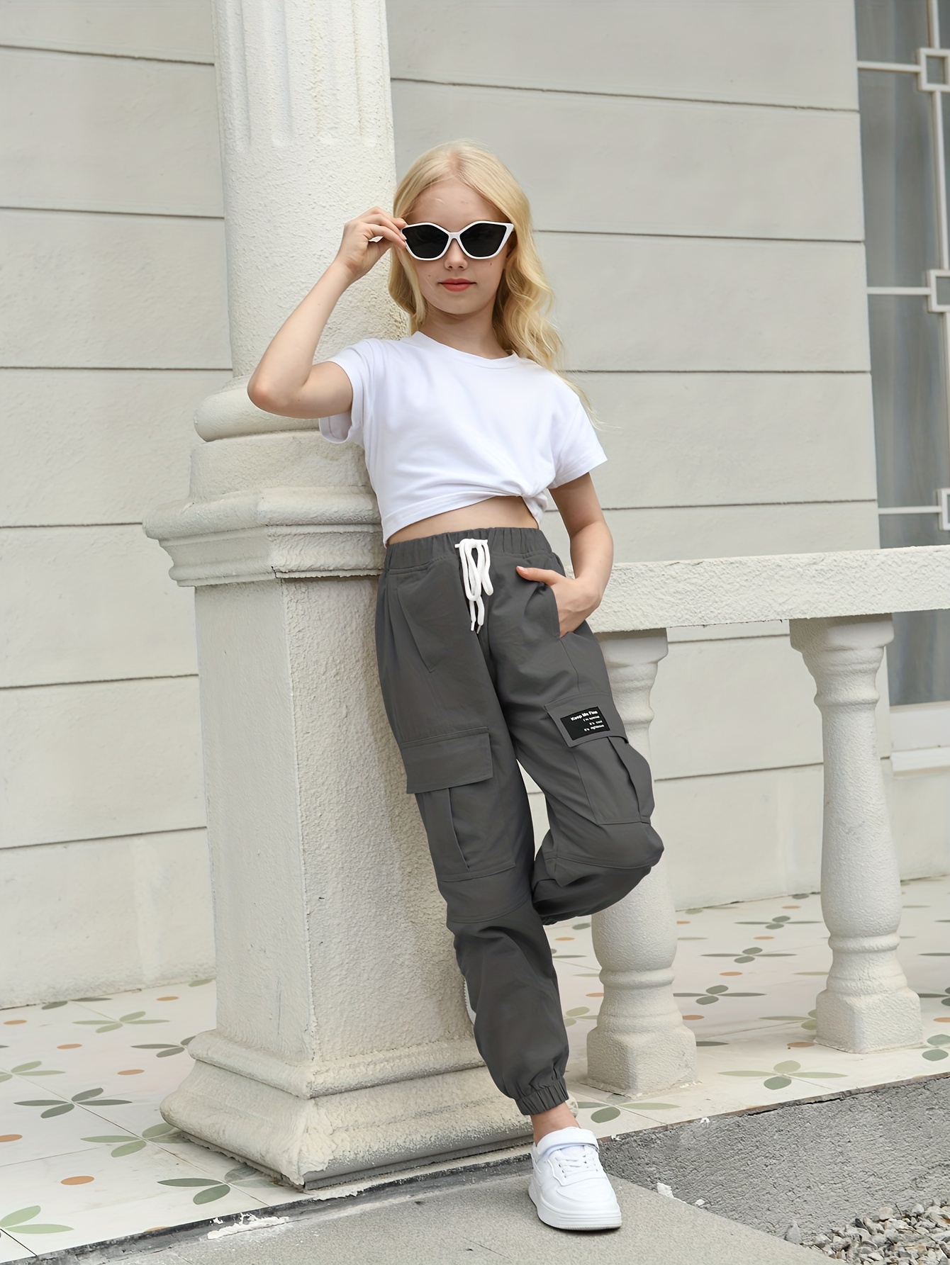 Belted High Waist Cargo Jogger Pants - Olive  Cargo pants women outfit,  Denim inspiration, Outfits
