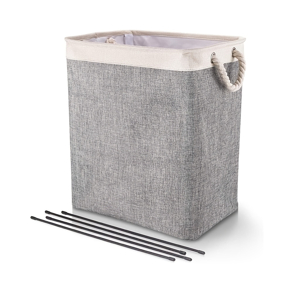 Collapsible Laundry Basket Hamper with Easy Carry Handles