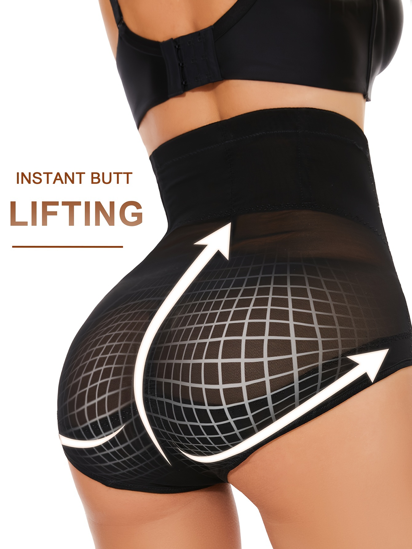 Aueoeo Booty Lifting Shapewear for Women, Plus Size Underwear for Women  Women's Shapewear Exposed Buttock Women's Hip-Lifting Lace Panties Exposed  Pp Mesh Sexy Body-Shaping Hip-Lifting Pants 