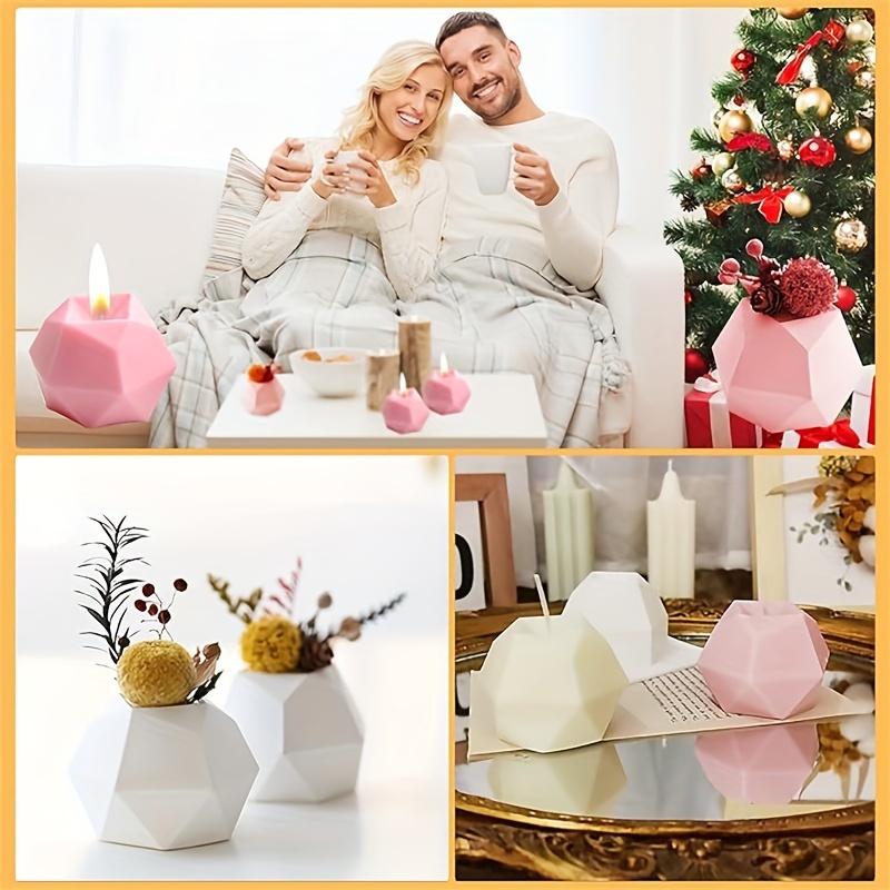 Stampo per candele per aromaterapia per albero di natale per forniture per  candele stampo in Silicone