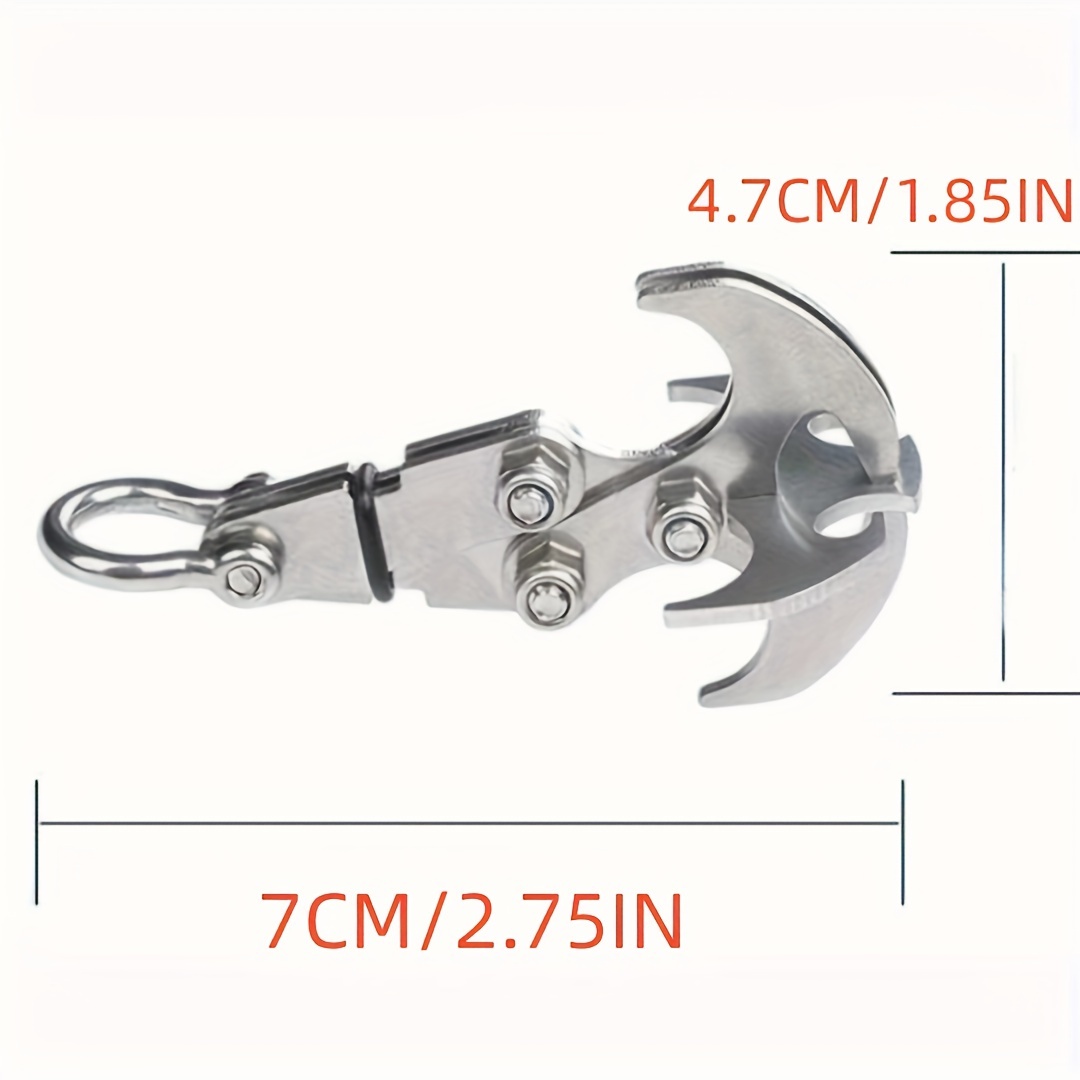 Stainless Steel Survival Folding Grappling Hook Multifunctional