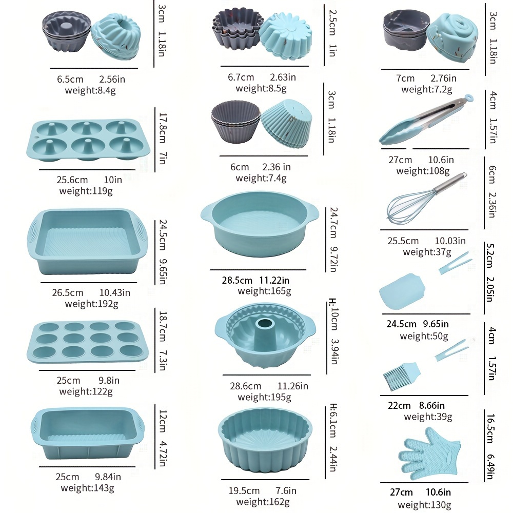 Los 9 mejores juegos de moldes de silicona para horno