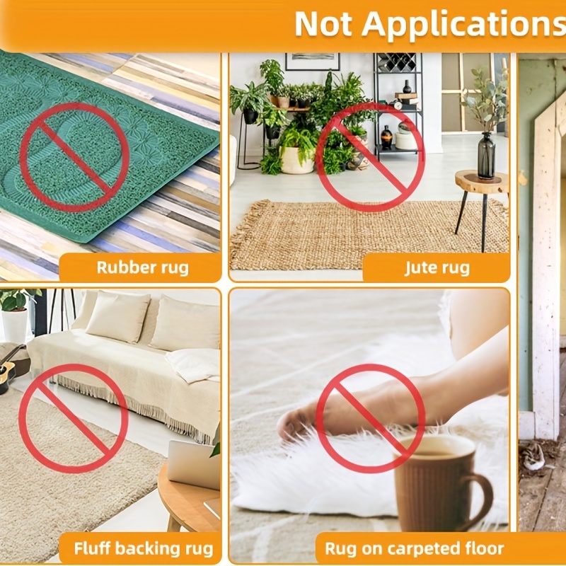 Washable Rug Pad Grippers Non Slip Rug Pads For Hardwood Floors Keep Your  Rug In & Make Corner Flat - Temu United Arab Emirates