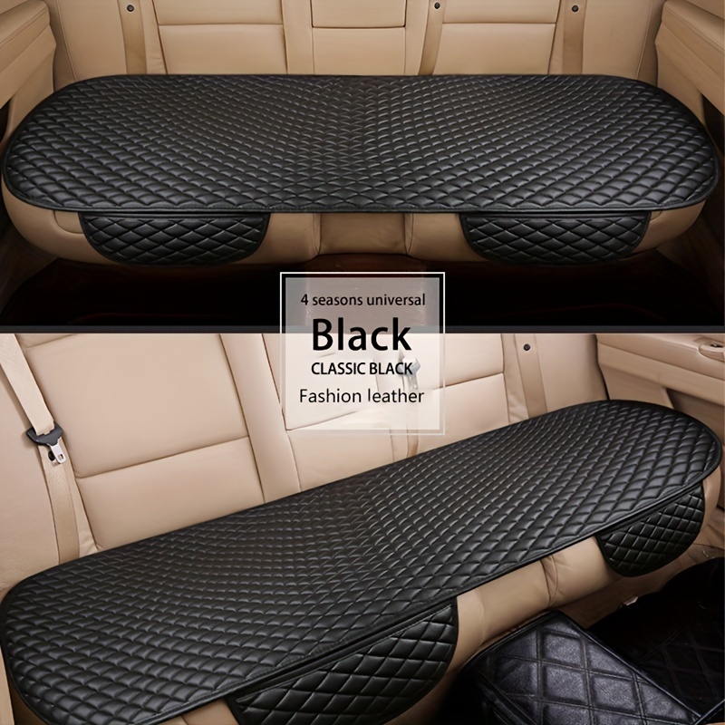 Universal Car Seat Cover Protector Car Front Seat Backrest Cushion Pad Mat  Chair Pad Sedan Truck Suv Faux Leather Auto Front Cushion Interior Styling  - Temu