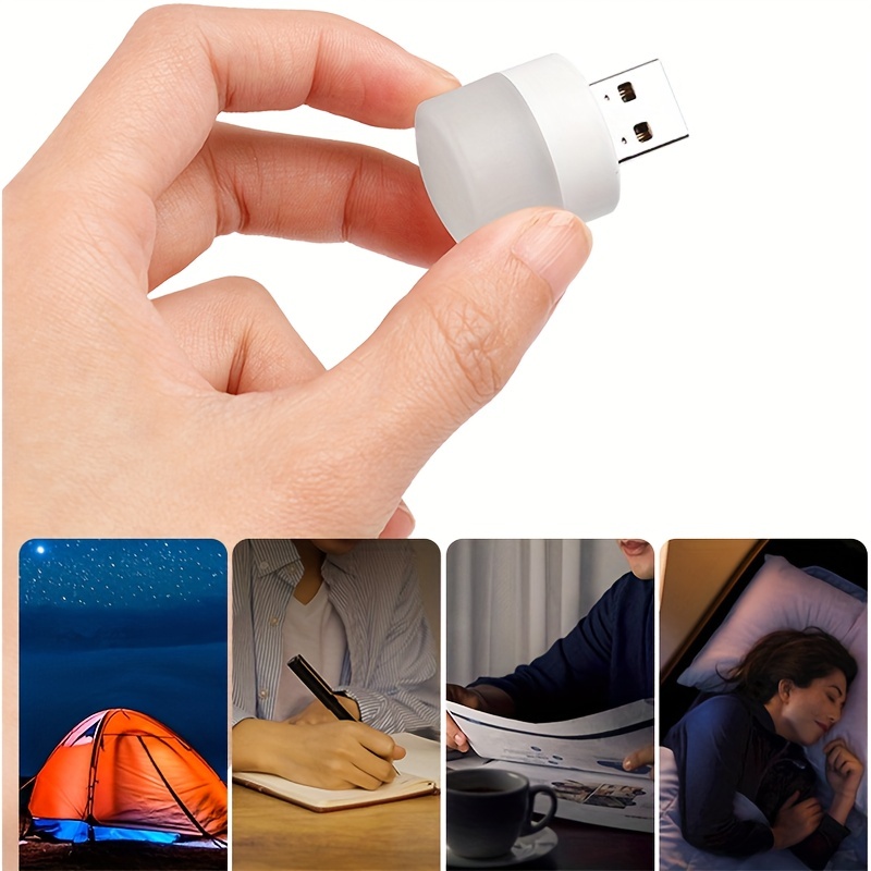 Luci Notturne Plug-in Da 2 Pezzi 5V, Luce LED USB Portatile, Luce Soffusa,  Luce Notturna