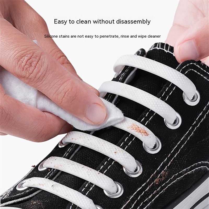 12x Lazy Shoe Laces Elastic Silicone Rubber Shoelace in Surulere - Shoes,  Mamabusiness Global