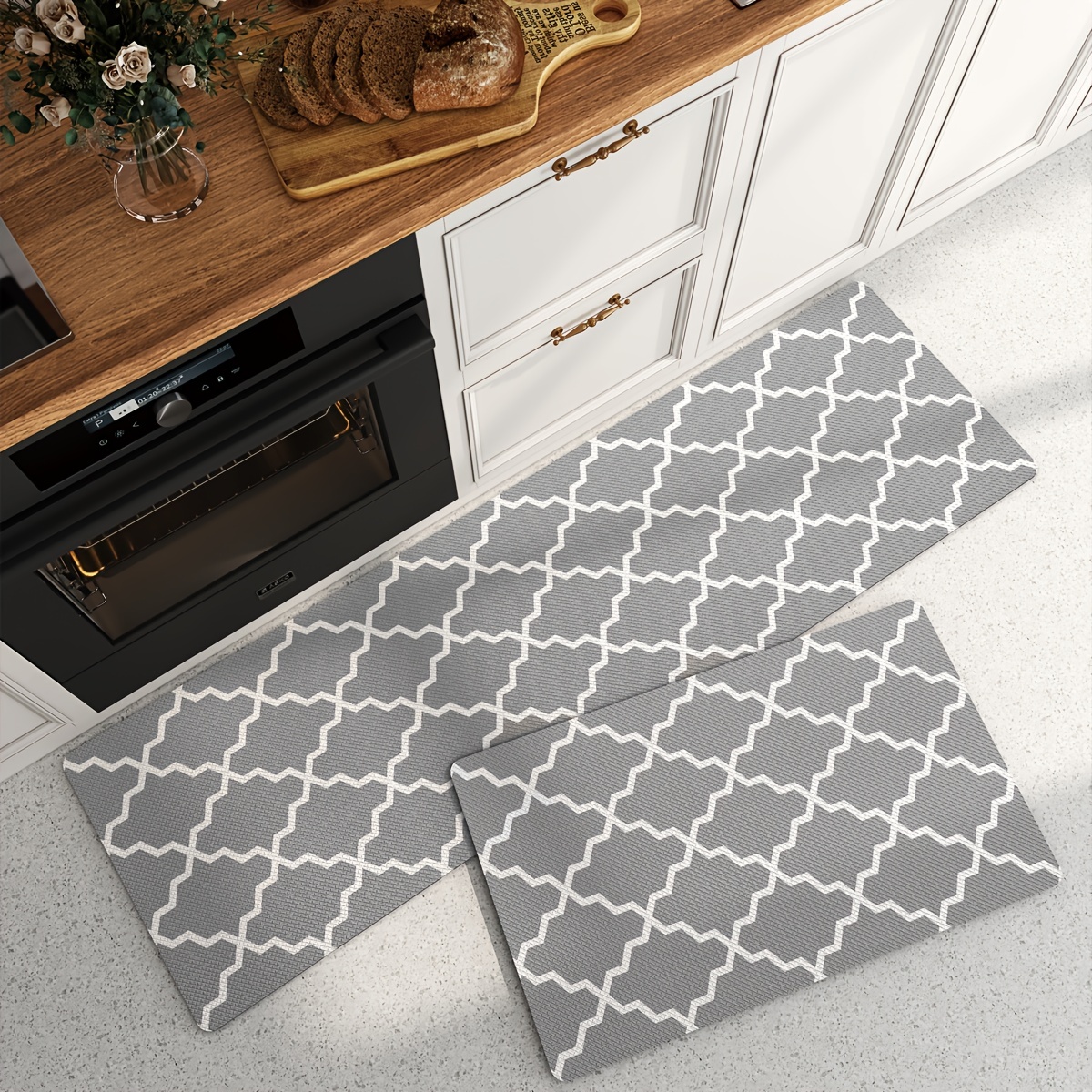 DEXI Kitchen Mat Cushioned Anti Fatigue Comfort Floor Runner Rug for S –  Discounted-Rugs