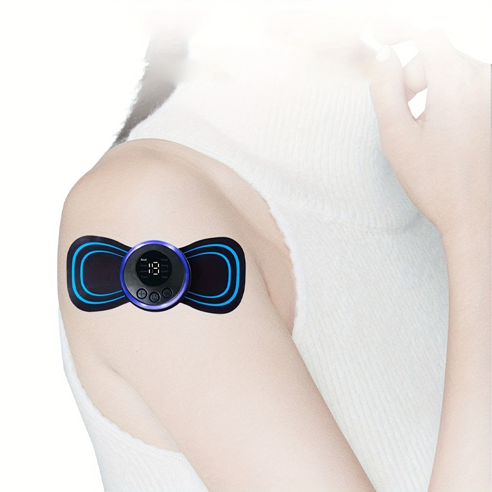 Mini Portable Electric Neck Massager Patch - Relieve Back & Shoulder Hip  Pain Instantly With Cervical Massage Pad - Temu