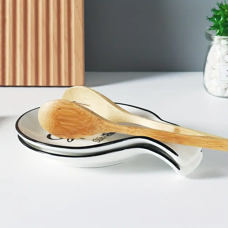 Spoon Rest For Stove Top Stove Spoon Holder Ceramic For - Temu