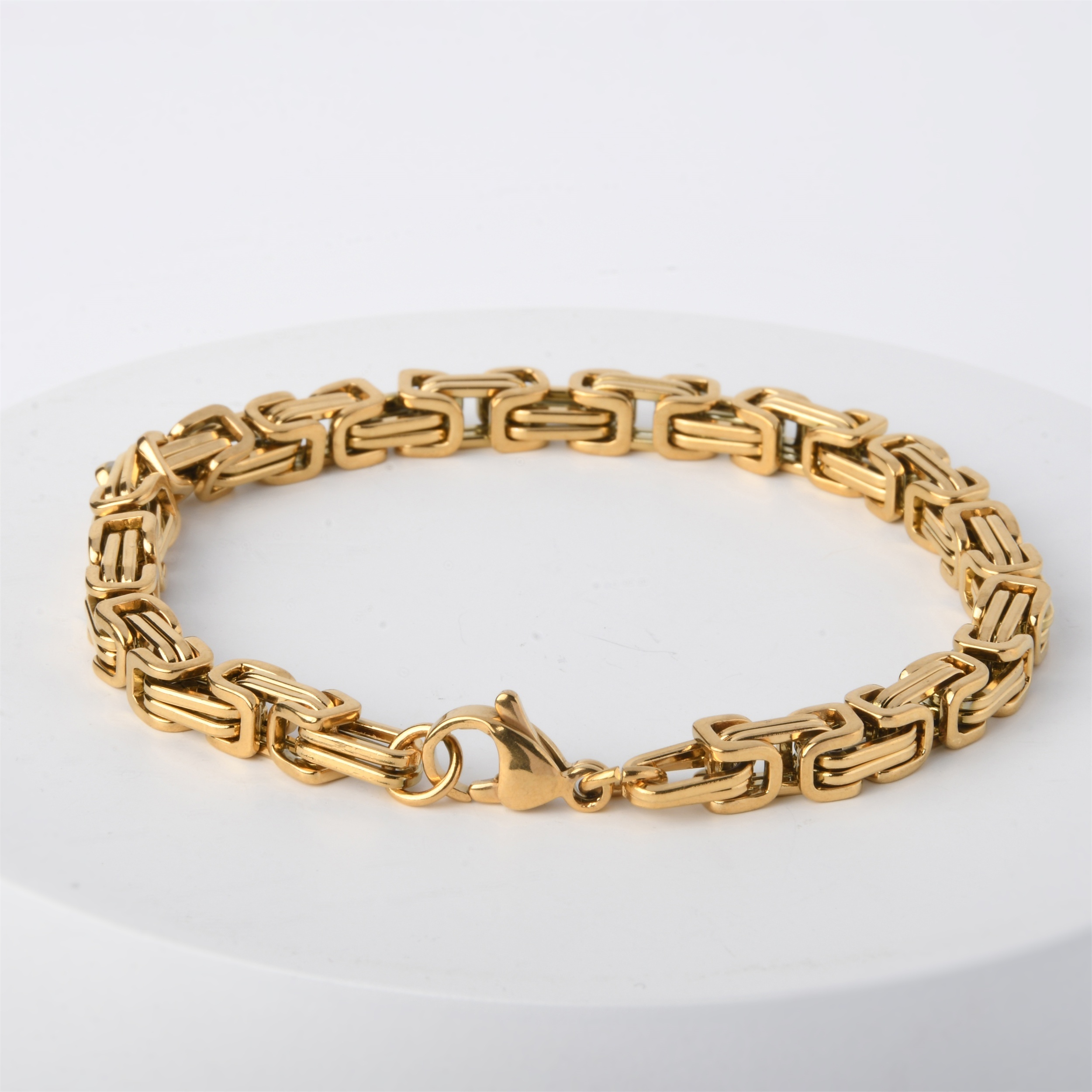  Chain Bracelets for Women Girls Copper Plated 18 K