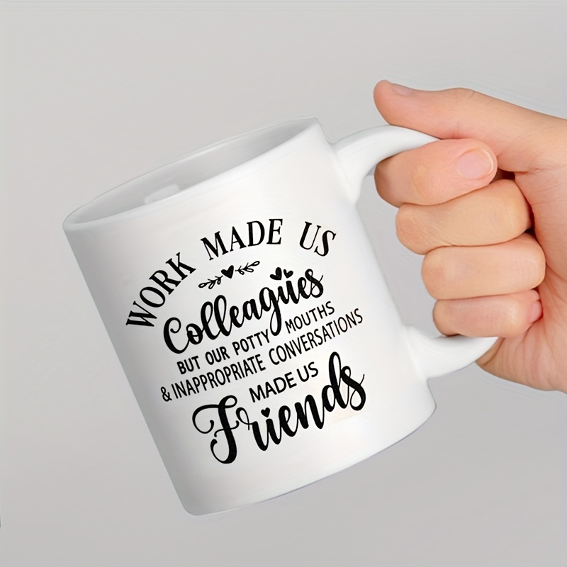 Funny Appreciation Gifts for Teacher Coffee Lover - On Birthday Christmas  Teacher's Day Thanksgiving - Half Coffee Half Teacher 11oz White Ceramic  Coffee Tea Mug for Men Women Coworker 