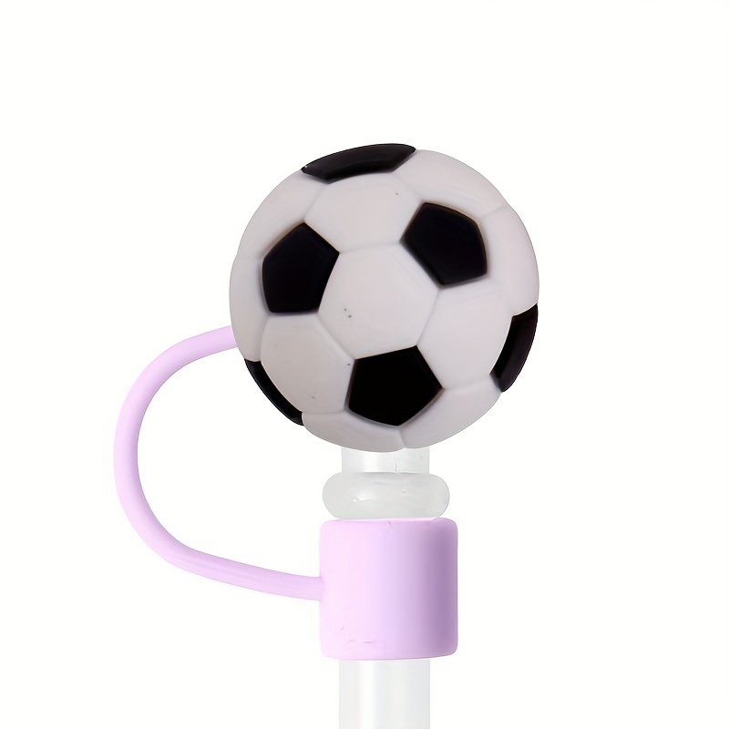 Silicone Straw Topper, Cartoon Ball Straw Cover, Reusable Drinking Straw  Tips Lids Plugs Anti-dust Airtight Seal Proof (basketball, Football And  Rugby) - Temu Bulgaria