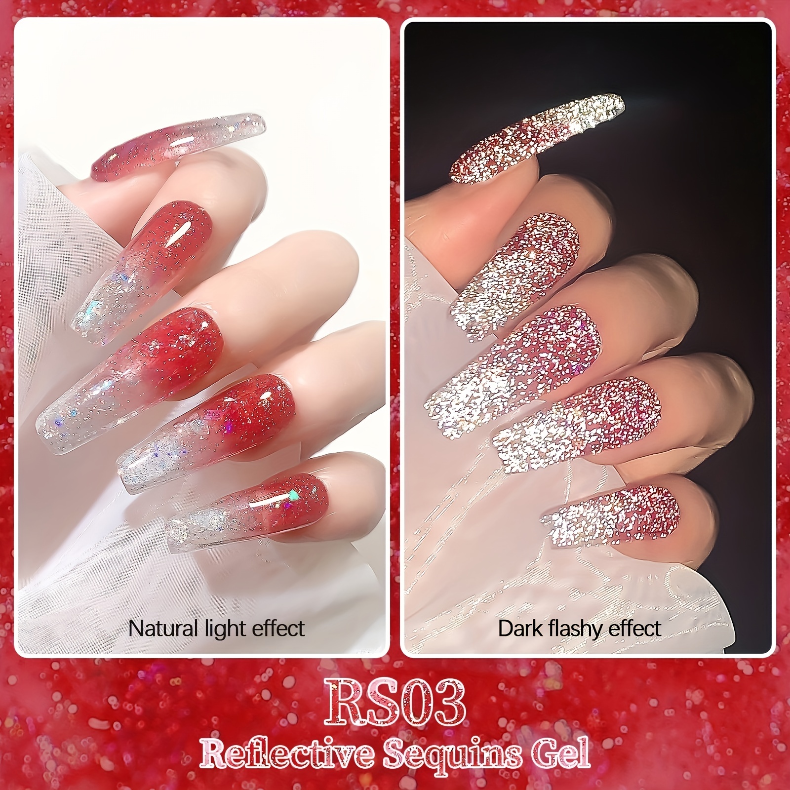 Colorful Glitter Nail Gel Polish - Nail Art Products