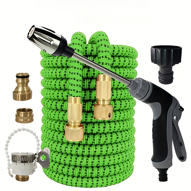 Multi-functional High Pressure Car Wash Water Gun - Hose Nozzle With Long  Rod For Garden, Floor And Car Cleaning, Including Quick Connector