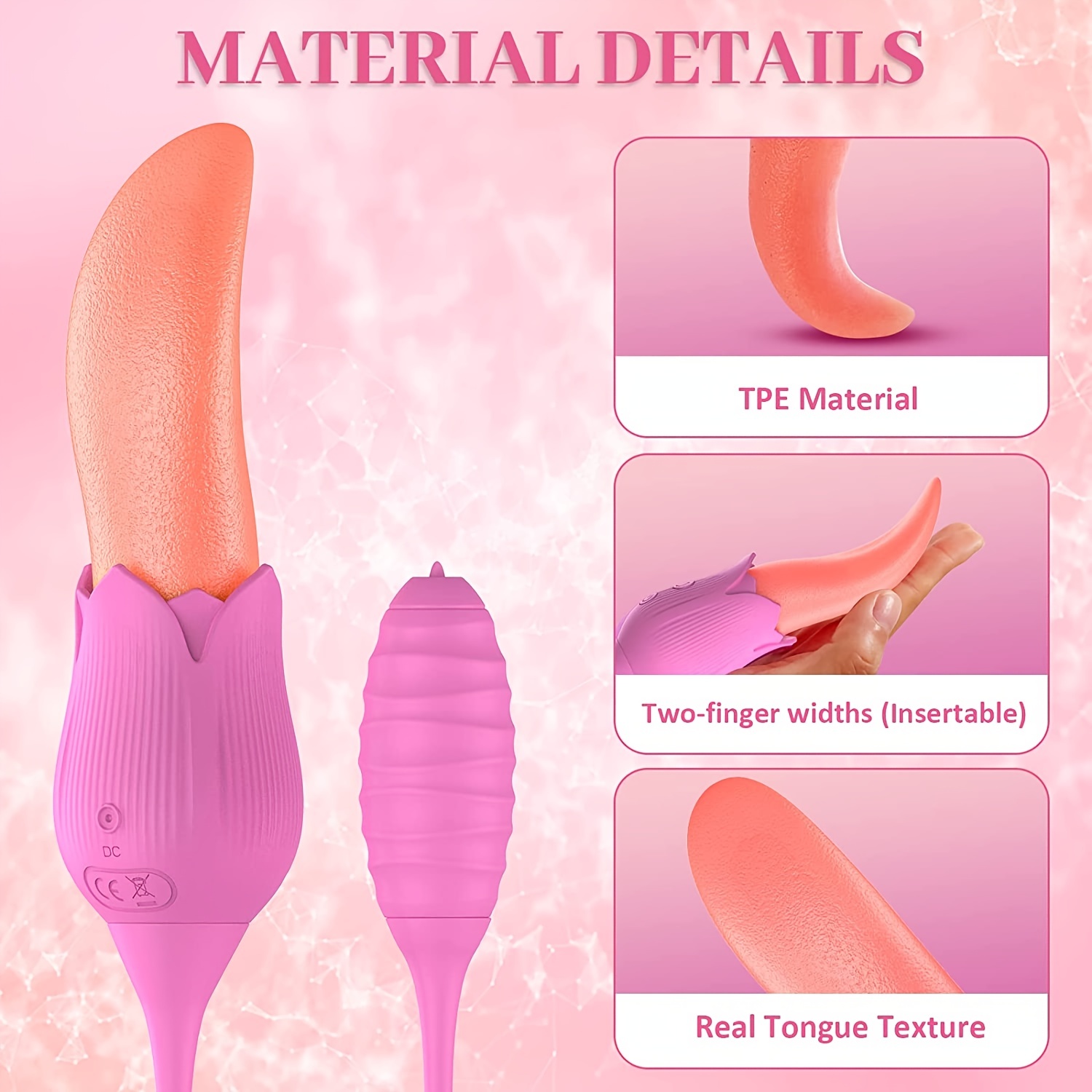 2 in 1 Upgrade Clitoral Vibrator Realistic High Simulation Temu