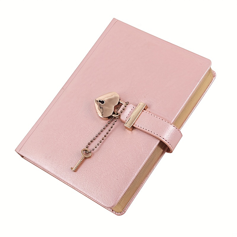 Notebook with Lock Pink Notepad Lined Notebook Notebooks for Girls