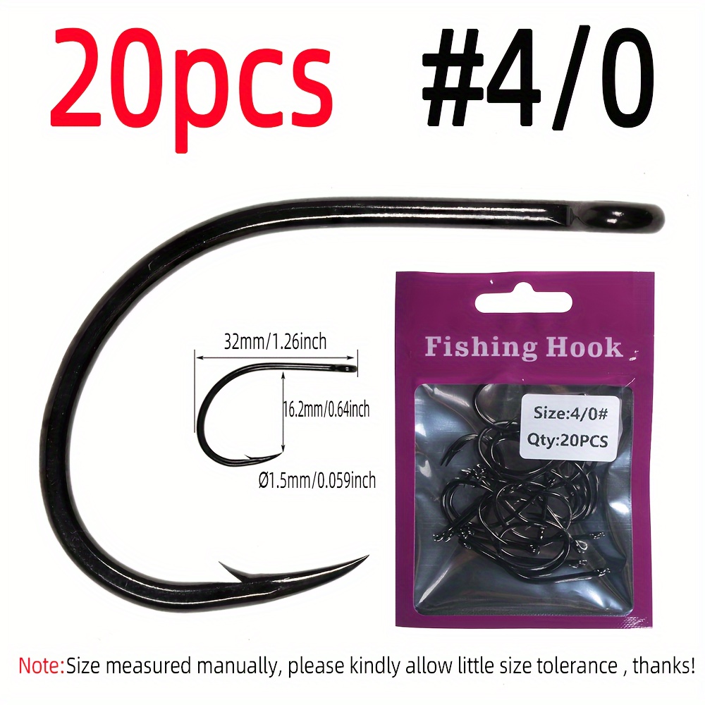 Trailer Hook Black Nickel #4/0 : : Sports & Outdoors