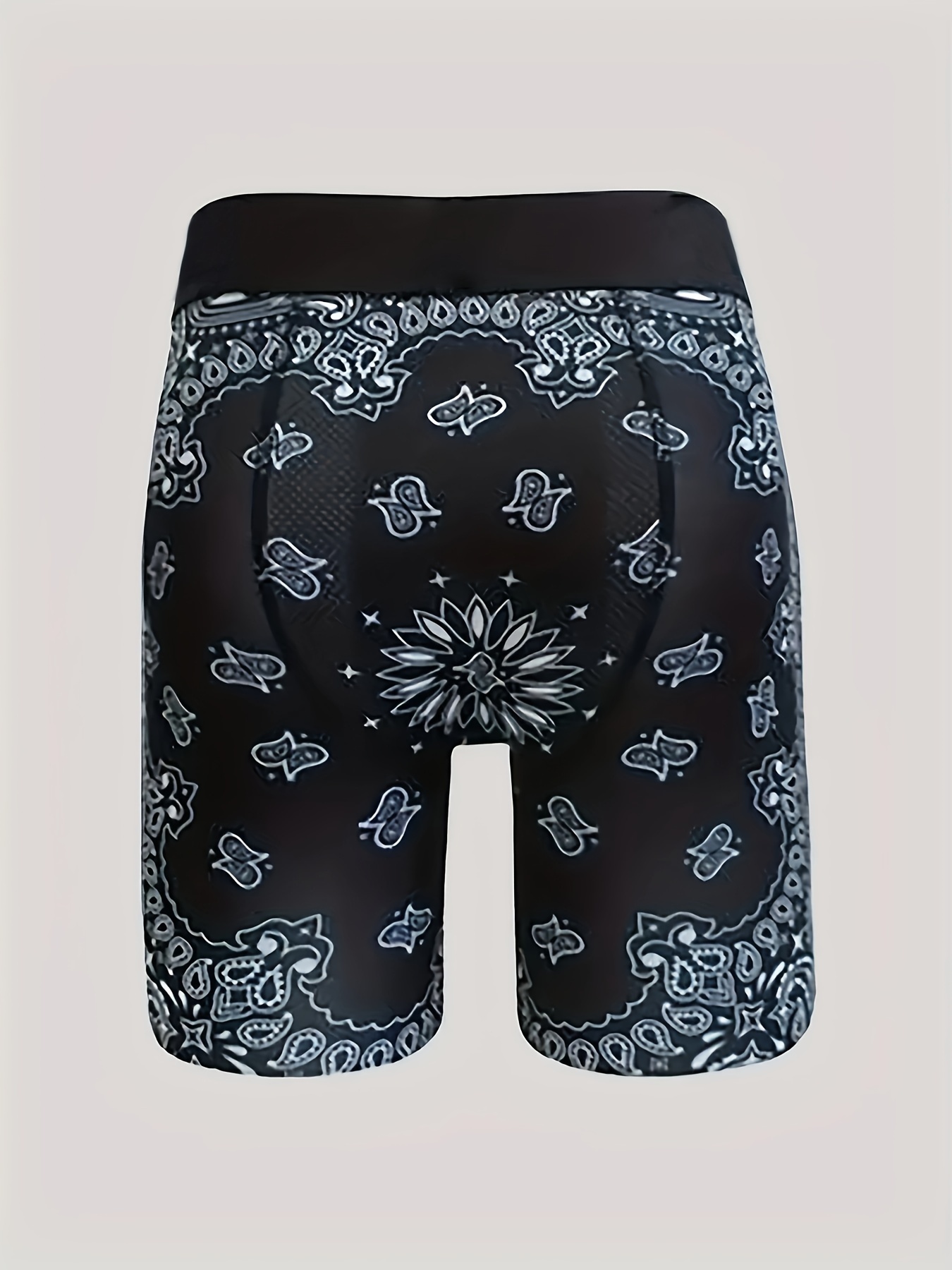 Men's Boxer Briefs Paisley Pattern Breathable Comfy Quick - Temu