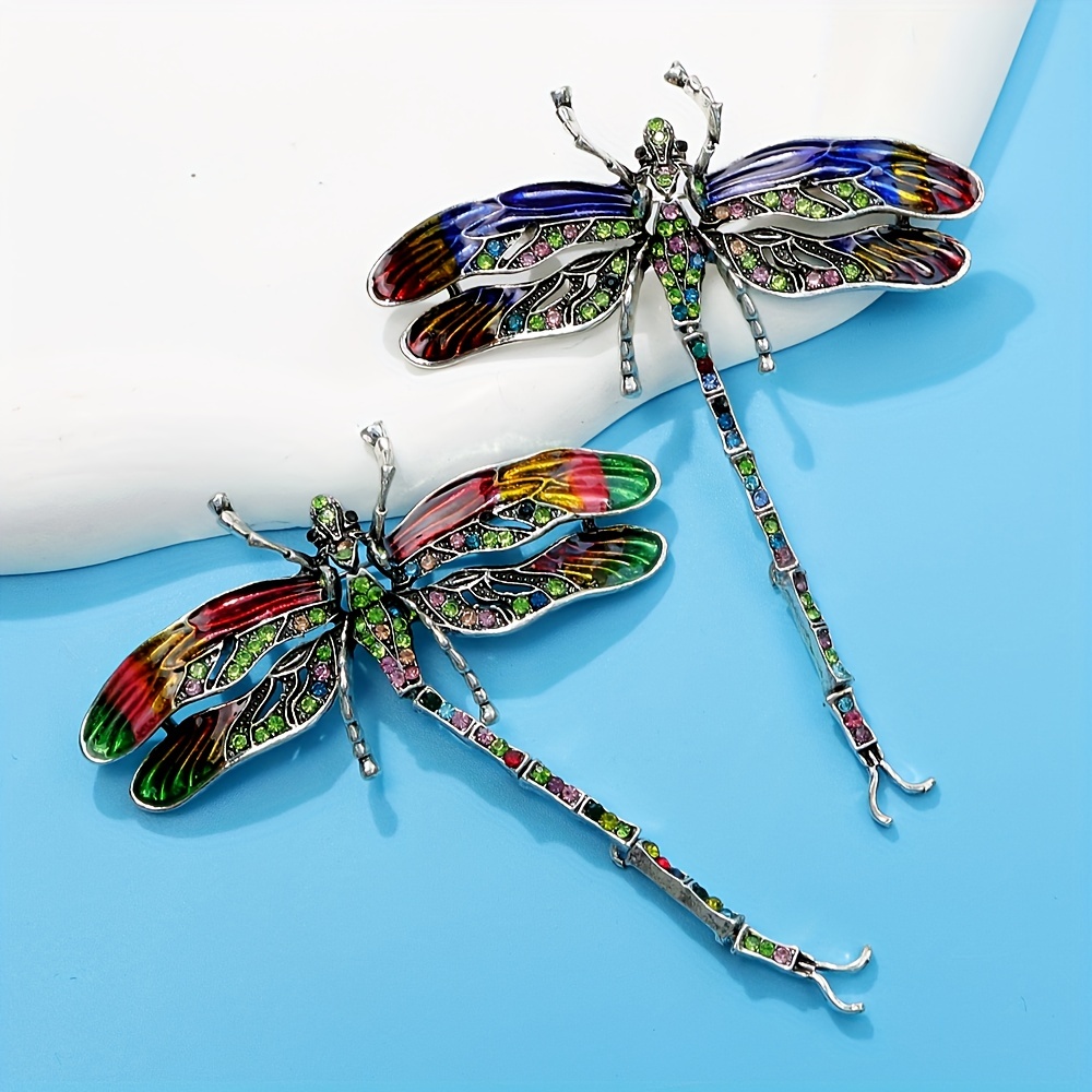 

1pc Colorful Enamel Dragonfly Brooch Pin