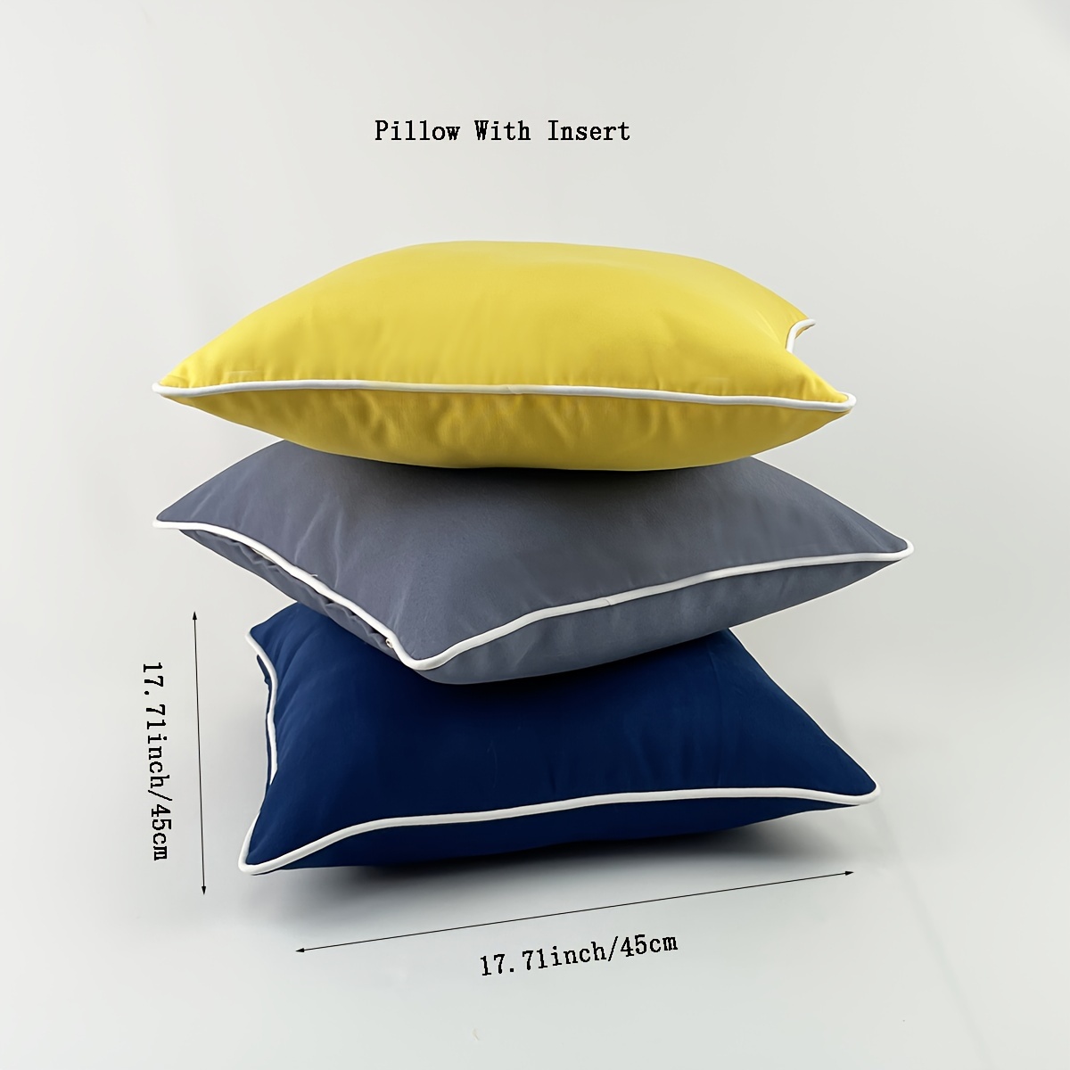 Solid best sale outdoor pillows