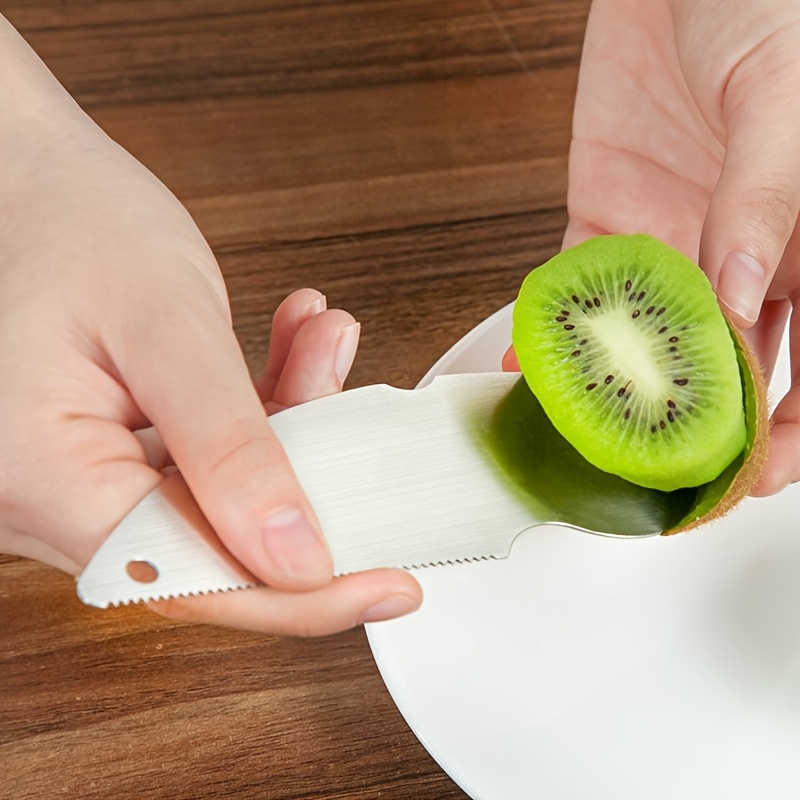 1PC Kiwi Peeler Kiwi Fruit Knife Peeling and Digging Spoon Fruit Knife  Cutting Kiwi Fruit Spoon Tool Gadgets Vegetable Cutter