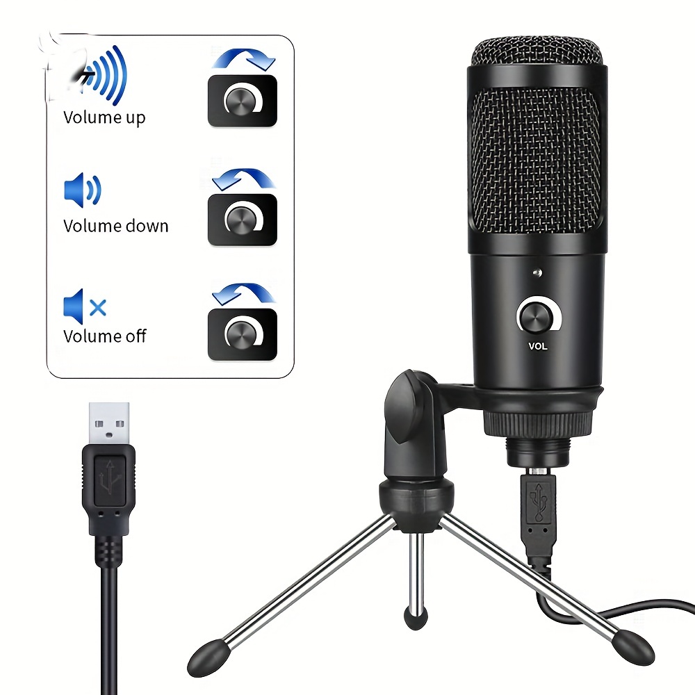 Microphone À Condensateur USB Professionnel Adapté Aux - Temu Belgium