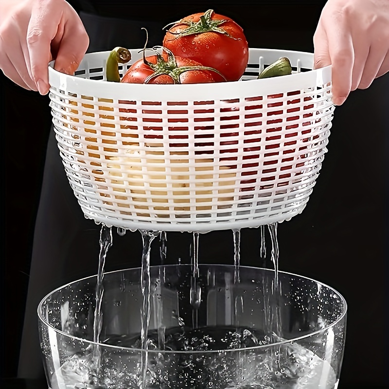 4.75l Electric Salad Spinner With Usb Charging, Vegetable And Fruit Quick  Cleaning And Drying Machine With Drain Basket, Bpa-free, Easy To Use
