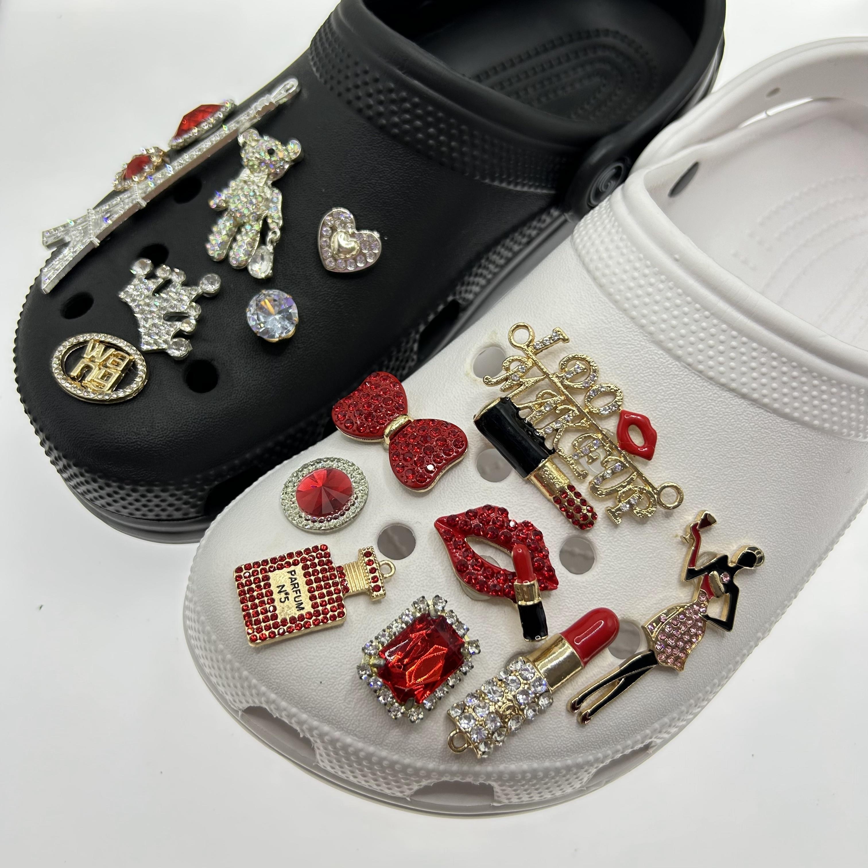 14pcs Rhinestone Decor Shoe Decoration, Luxury Accessories For