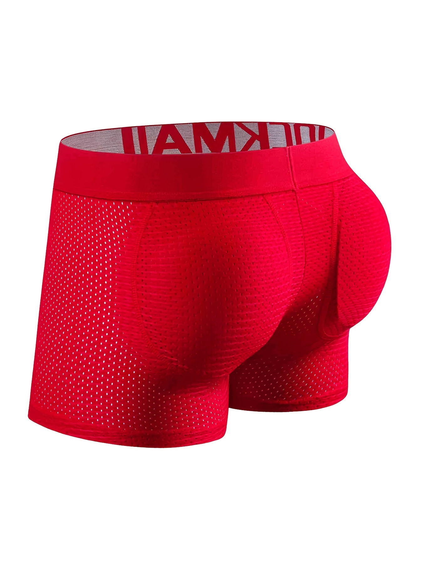 Men's Soft Sexy Cotton Mesh Breathable Red Briefs Pump! - Temu