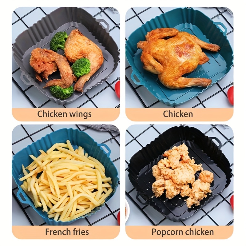 Air Fryer Liner Oven Baking Tray Pizza Baked Chicken Air Fryer
