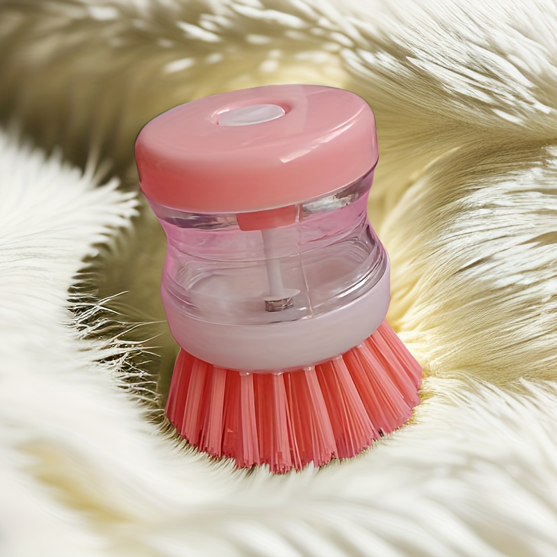 Kitchen Wash Pot Dish Brush With Dispenser Liquid Filling By Pressing Does  Not Hurt Pan Automatic Cleaning Brushes