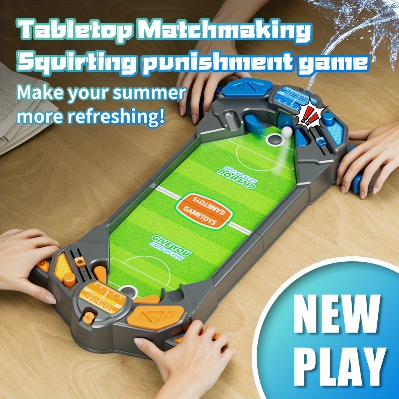 Table Games Water Spray Toy for Kids, Pinball Punishment Set