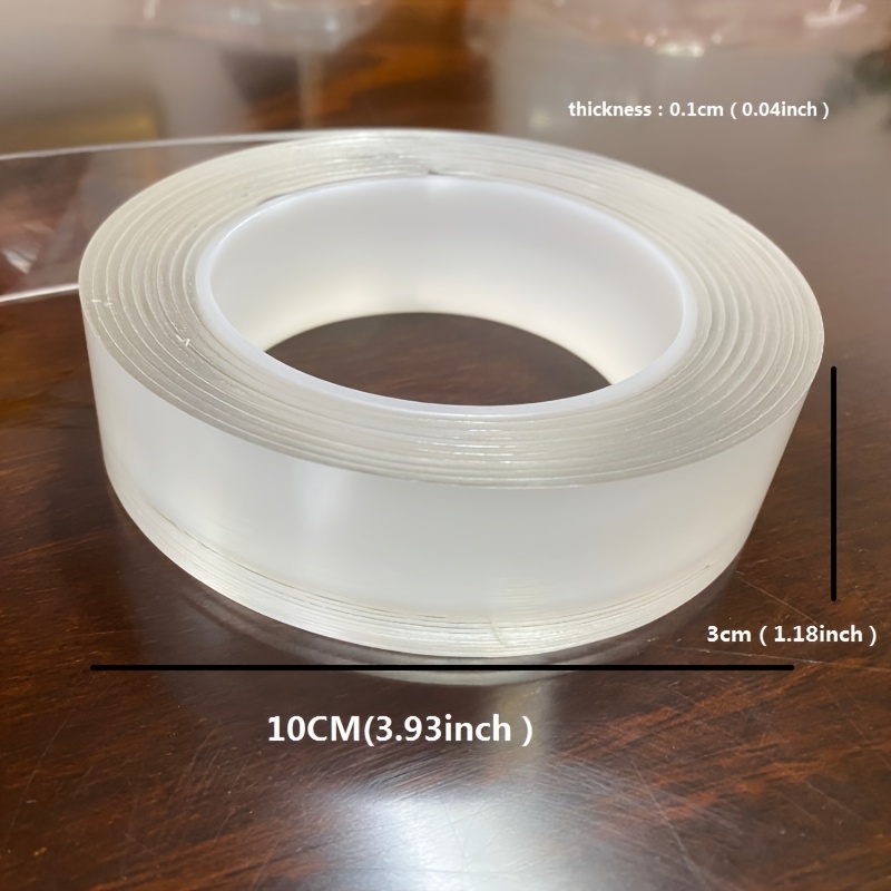 Transparent Nano Tape Washable and Reusable Double-sided Adhesive