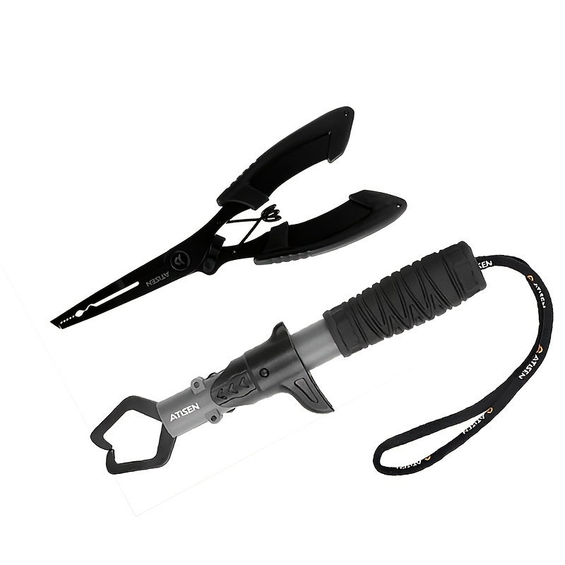 Fishing Pliers Plastic Handle + Stainless Steel Fish - Temu