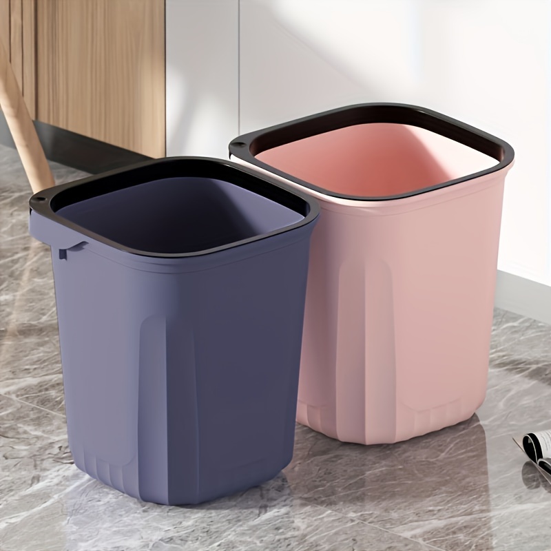 Minimalist Multifunctional Trash Can For Home Convenient And - Temu