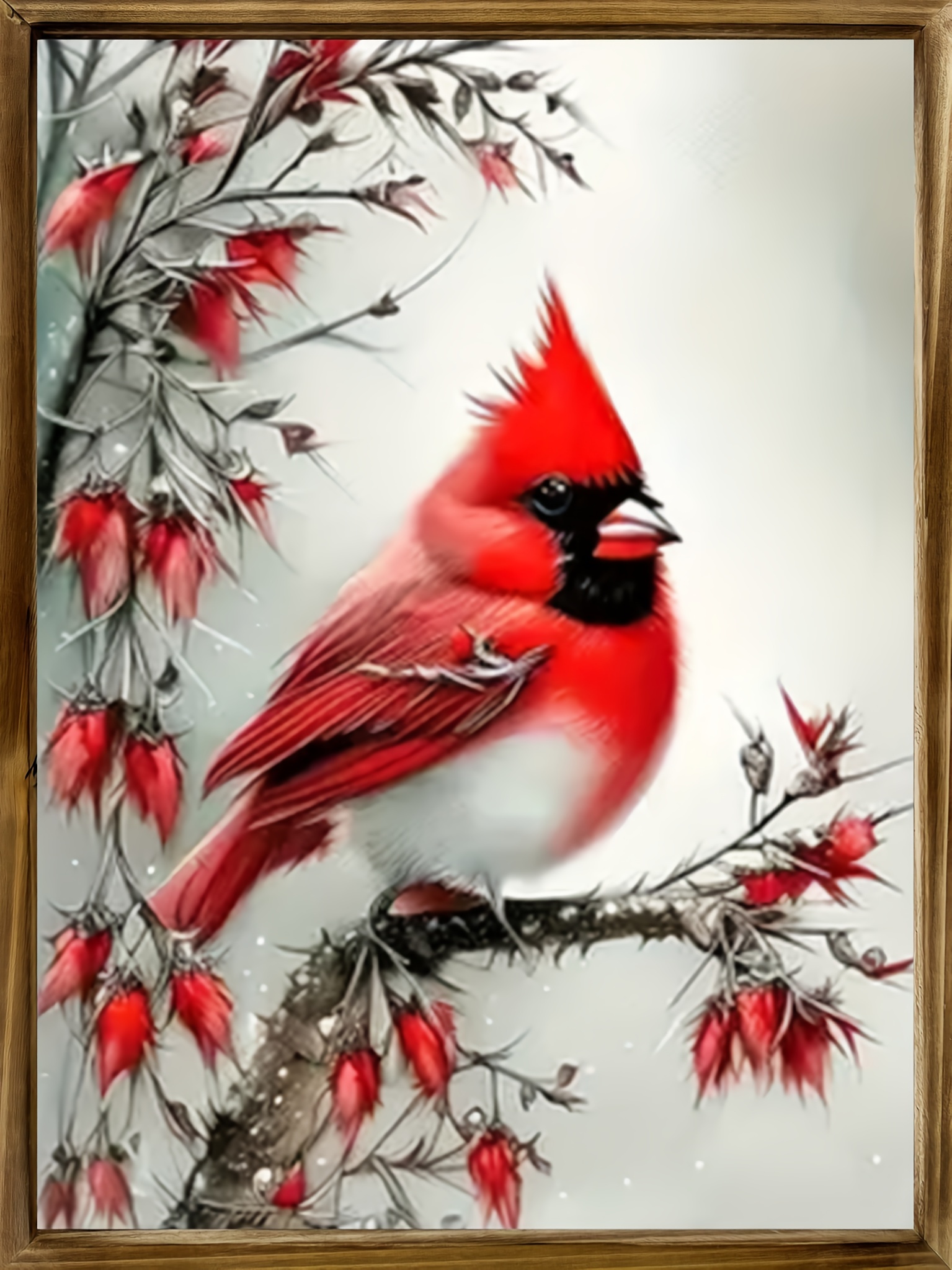 Christmas Red Cardinal Acrylic Ornaments Cardinal Birds - Temu