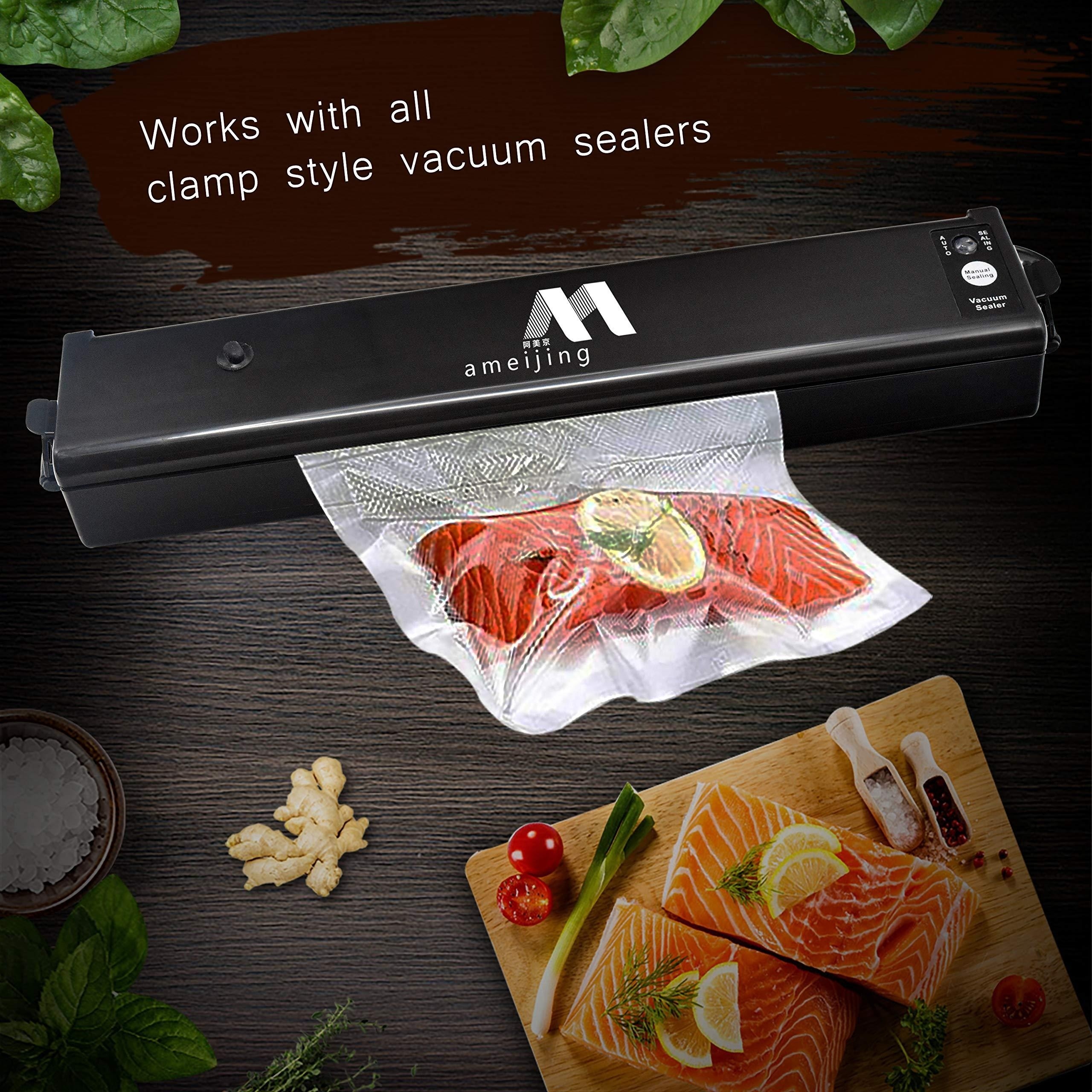 1pc Vacuum Sealer Rolls Commercial Plastic Food Vac Storage & Seal Bag Roll